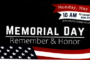 CITY HALL WILL BE CLOSED ON MONDAY, MAY 30TH FOR MEMORIAL DAY.
